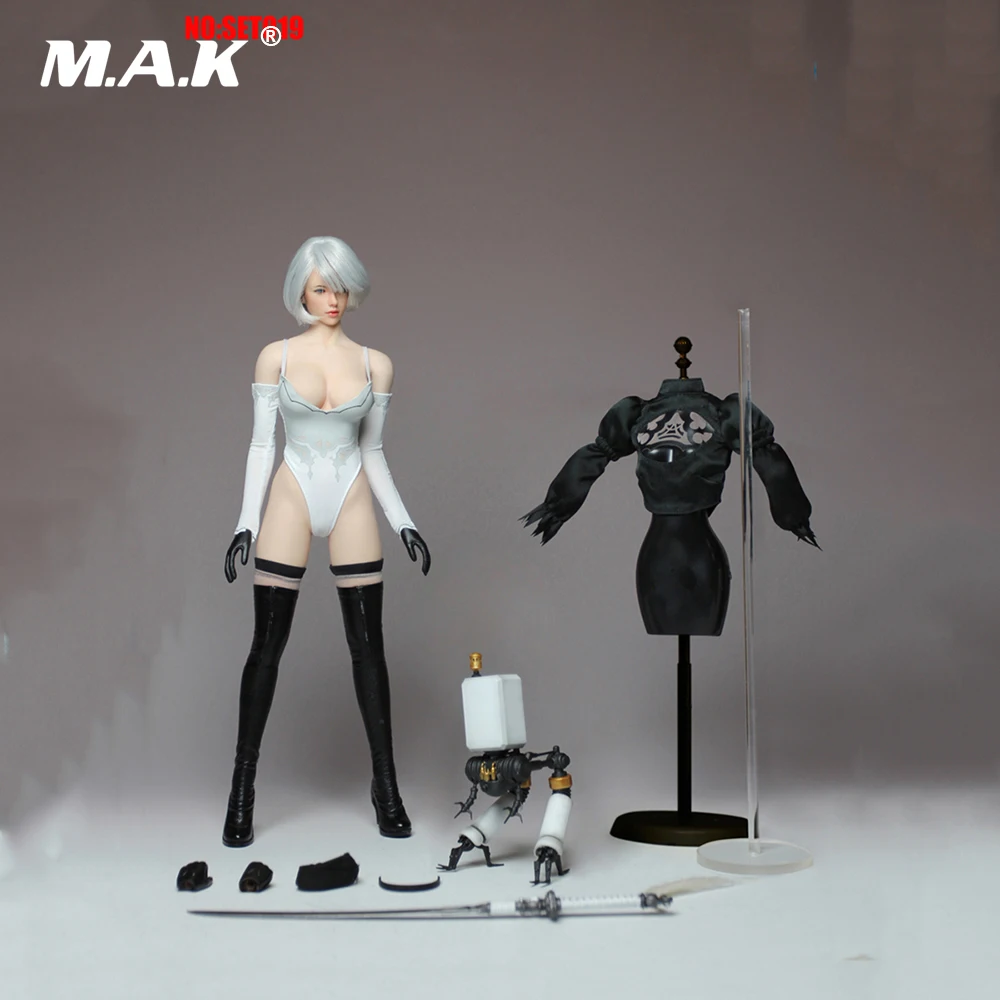 SET017 PS4 Game 1/6 NieR Automata 2B YoRHa No. 2 Type B наборы аксессуаров для головы и одежды 12-дюймовых