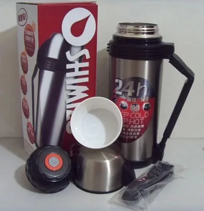 1.8 L (63 Oz) Top Brand Quality Vacuum Thermos Flask Bottle Stainless Steel Travel Outdoor Keep Hot Coffee Tea Cool Beverage | Дом и сад