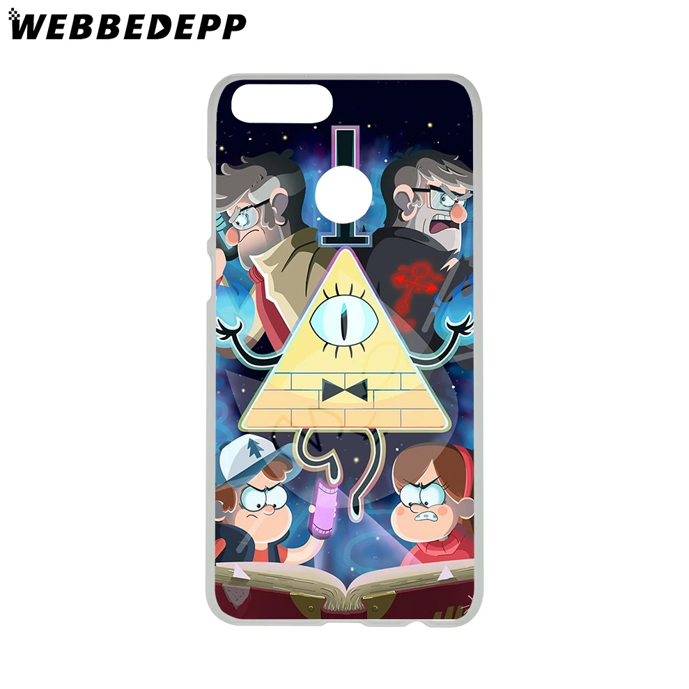 Жесткий чехол для телефона WEBBEDEPP с рисунком Гравити Фолз аниме для huawei Honor Play 9 8 8C 10 Lite 8X 7X 6A 7A Pro 2GB 3GB