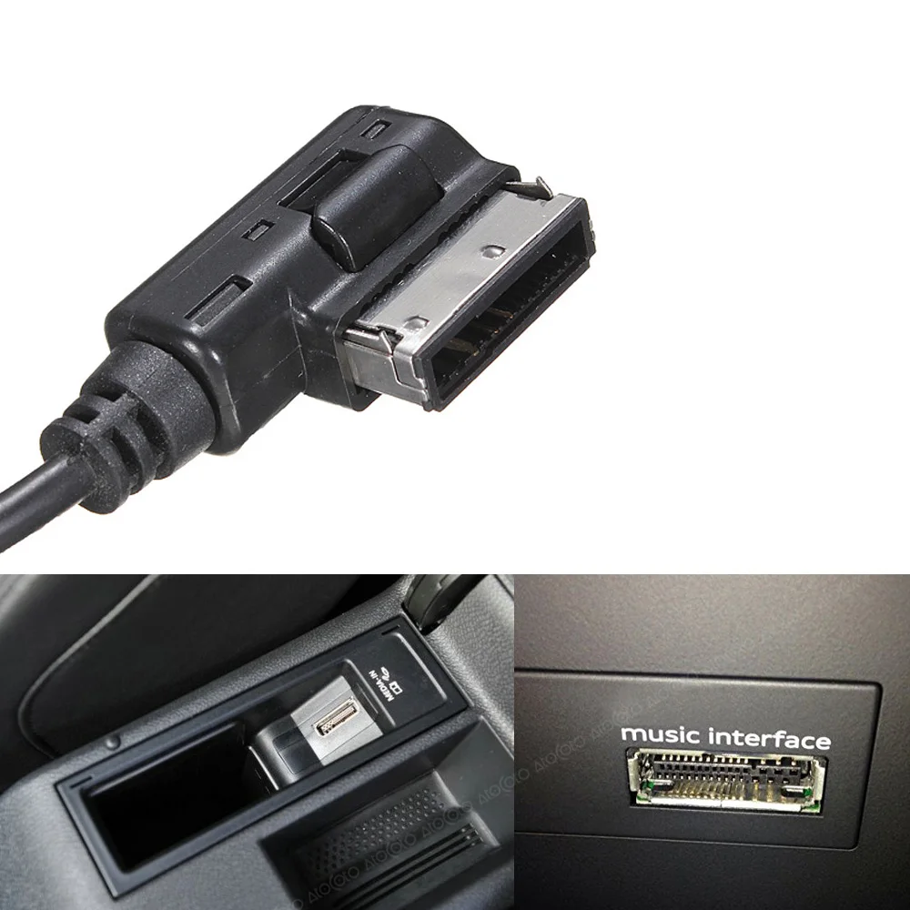 Автомобильный переходник AtoCoto с 3 RCA на MMI интерфейсом AMI Кабельный адаптер для Audi A3