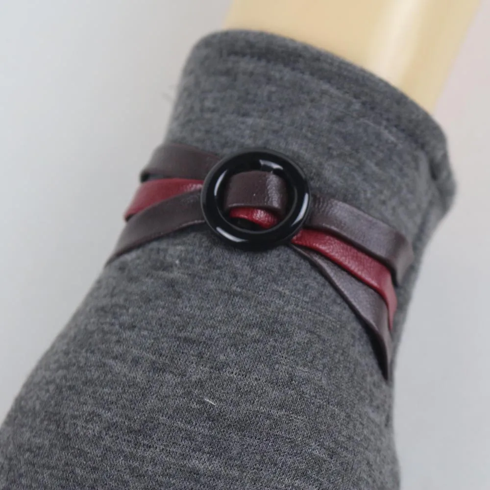 Guantes invierno mujer, женские теплые перчатки, мягкие, на запястье, толстые, варежки, полный палец, новинка, перчатки для экрана, удобные, mitaines femme