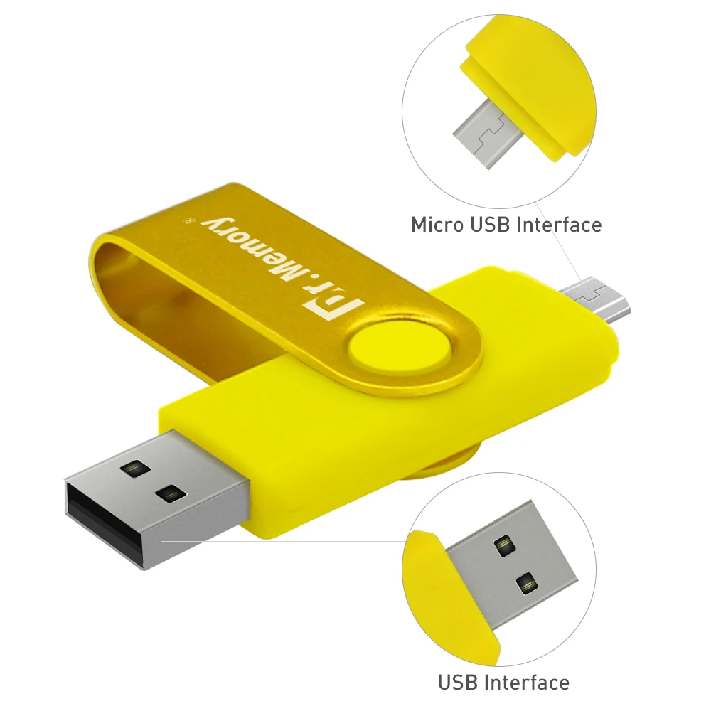 

Флеш-накопитель USB, 2 в 1, 4/8/16/32 ГБ