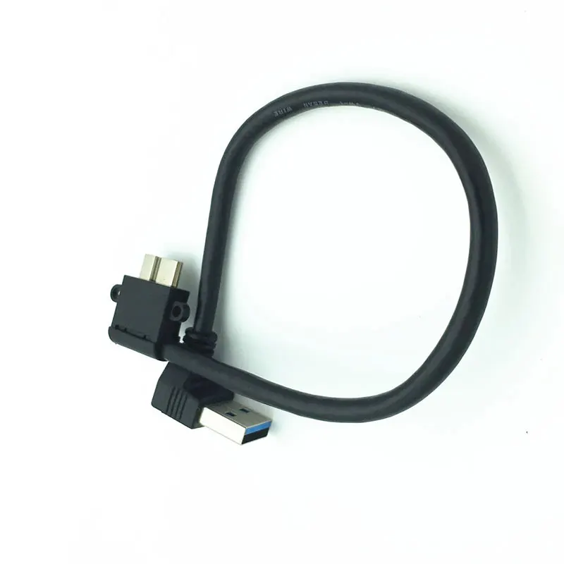 25 см USB 3 0 A 90 градусов вниз угол штекер микро B мужской левый короткий кабель |