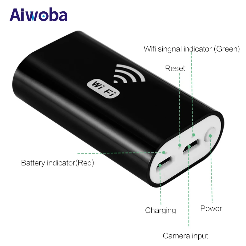 Aiwoba HD 8 мм объектив Wi-Fi эндоскоп Камера 3.5 м кабель Водонепроницаемый бороскоп