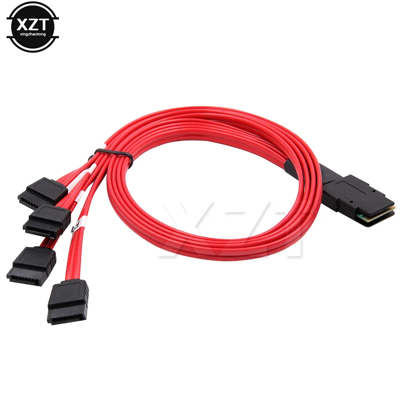 Жесткий диск Super Mini SAS 4i 1 шт. с 36P на 4 SATA 7P HDD 50 см новый сплиттер кабель 10 Гбит/с