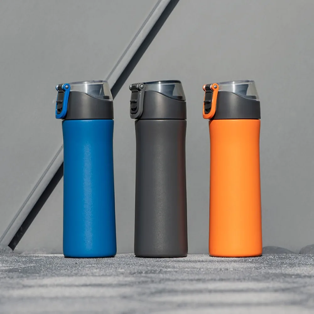 xiaomi mijia спортивный термос с холодной чашкой 500 мл бутылка для питьевой воды портативный герметичный 316 нержавеющая сталь Спорт на открытом воздухе