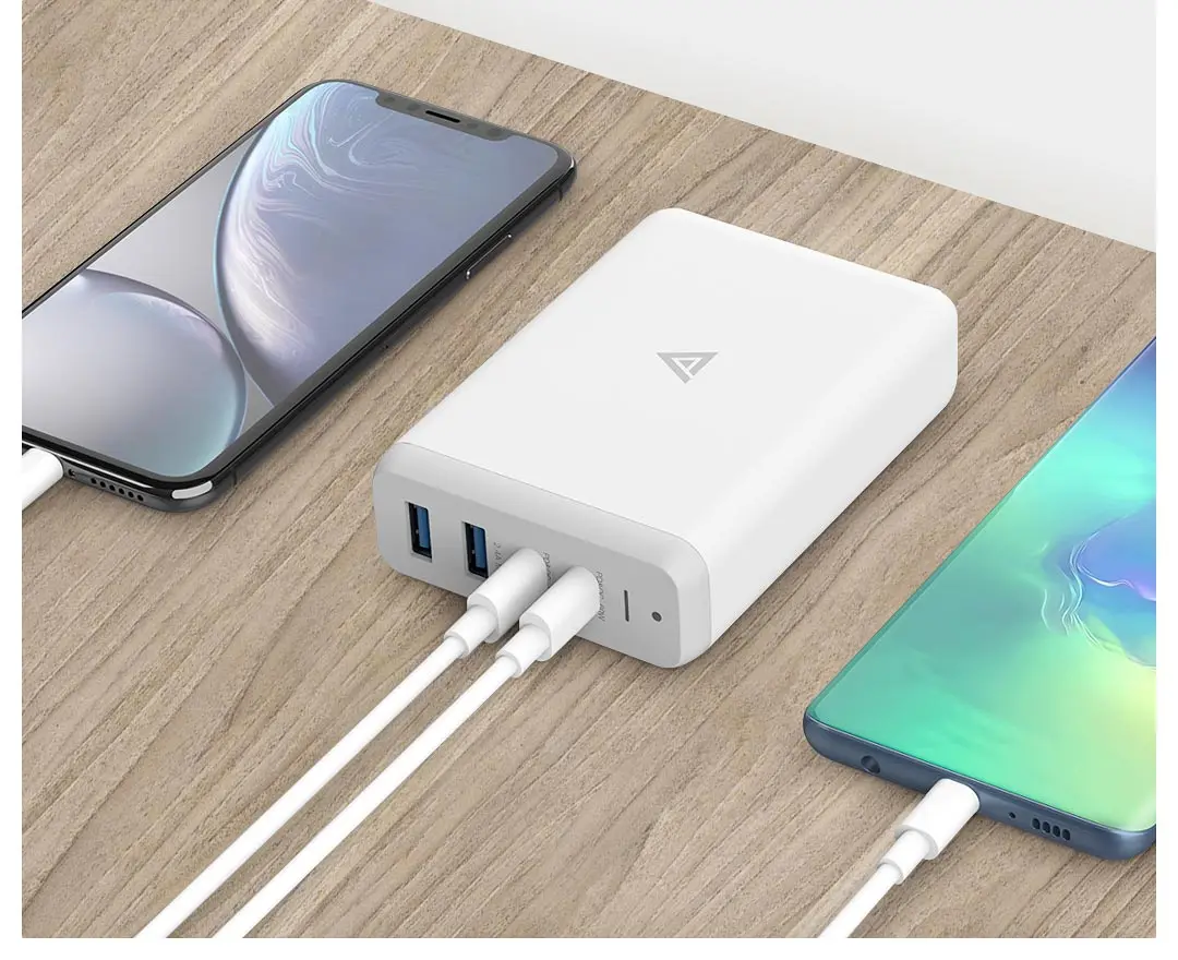 Xiaomi AKAVO F1 многопортовое зарядное устройство 75 Вт Супер мощность C порт мульти-протокол sup порт основной ноутбук совместимый для Redmibook 14