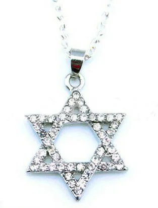 Модное хрустальное ожерелье с кулоном из еврейского медавида | Украшения и