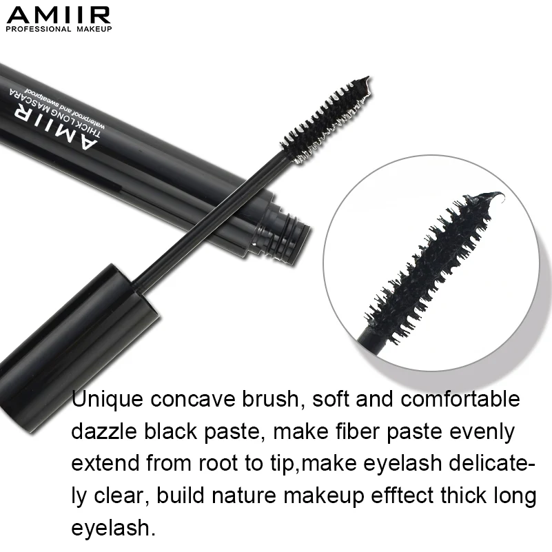 Профессиональный глаз Тушь Водонепроницаемый объем ресниц расширение amiir бренд