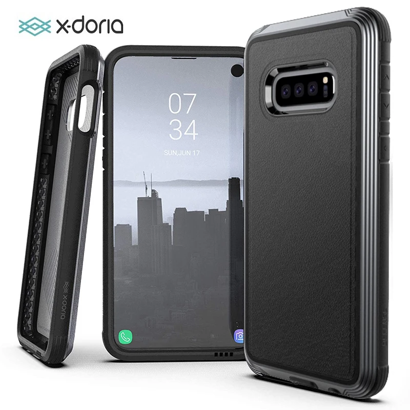 X-Doria Defense Lux Phone Case For Samsung Galaxy S10e Military Grade Drop Tested Anodized Aluminum Cover |