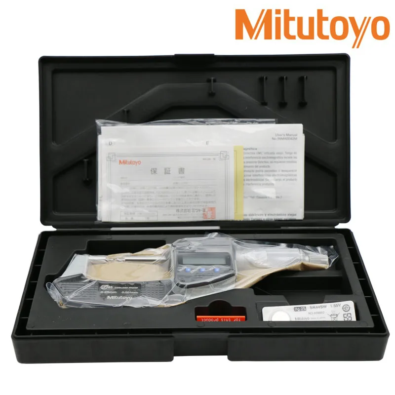 Mitutoyo 331-251-30 SPM-25MX микрометр сплайна, IP65, spl3 мм* 10 мм сплайн, 0-25 мм, 0,001 мм Микрометры с цифровой индикацией Быстрая