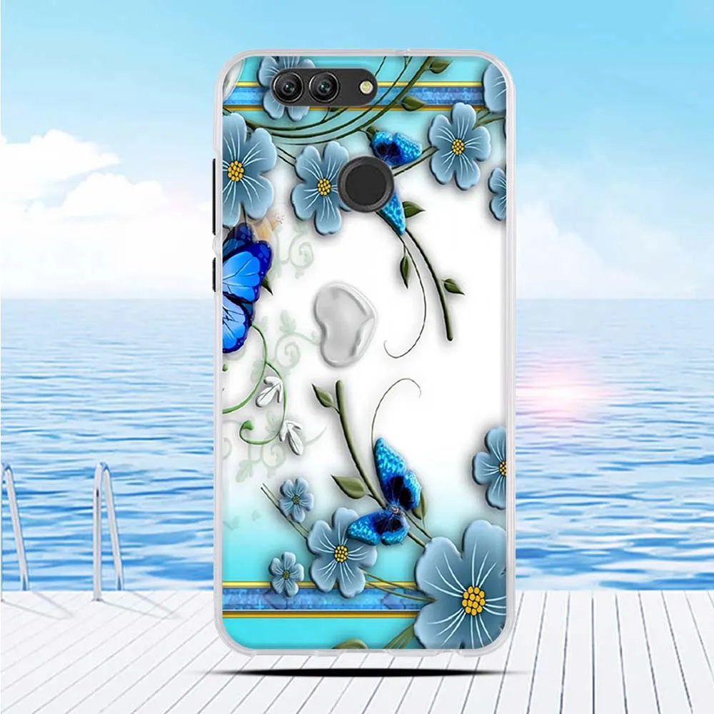 Cartoon 3D Relief Printing Pattern Back Cover TPU Soft Silicone Case Coque Capa Funda for Huawei Nova 2 Plus BAC-L23 | Мобильные