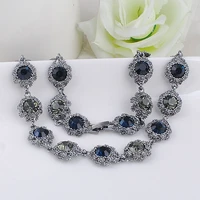 trendy chokers necklaces for women zinc alloy austrian crystal luxurious pendant