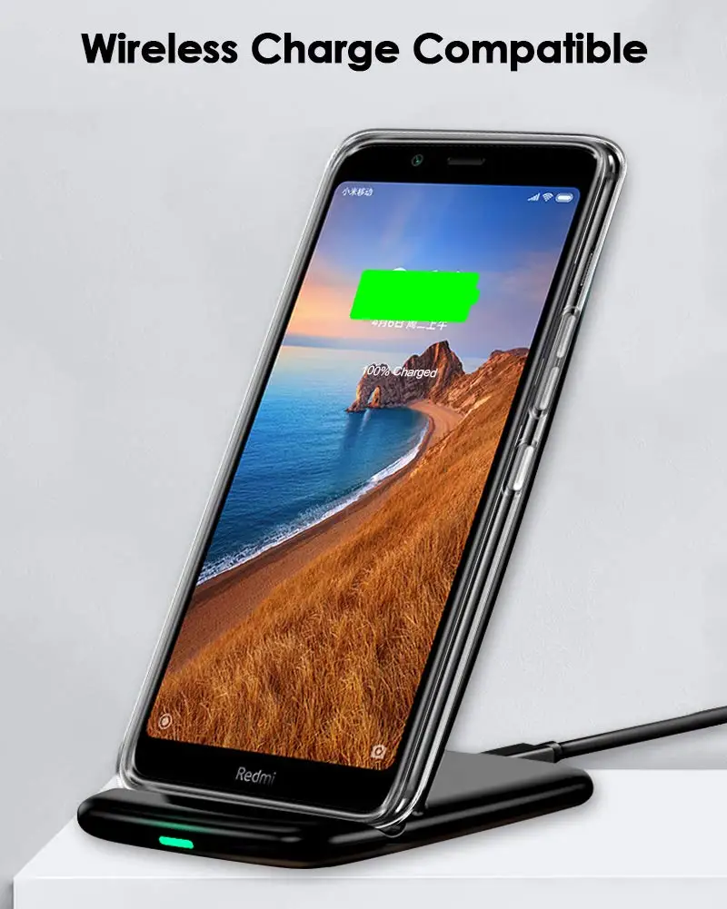 Redmi 7 ультра тонкая прозрачная мягкая термополиуретановая крышка-чехол для Xiaomi 7A 5