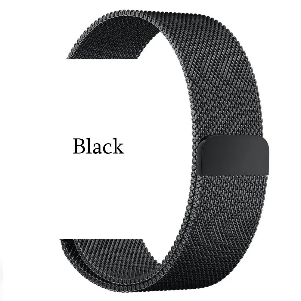 Black TORQUILA Миланский ремешок для наручных часов Apple Watch Series 4/3/2/1 38 мм/40 мм Нержавеющая сталь магнитный металлический ремешок для наручных часов iWatch, 42 мм/44 мм - Цвет ремешка: Black