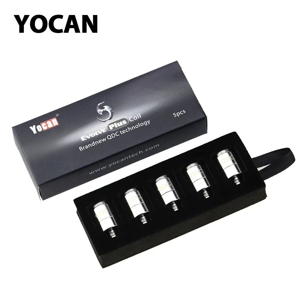 Оригинальная катушка Yocan Evolve Plus 5 шт. с двойной кварцевой катушкой (QDC)/ 0.8ohm