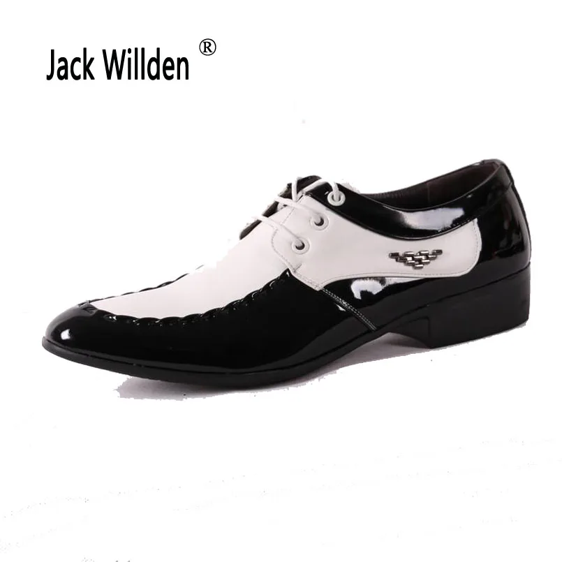 Jack Willden/Классические Мужские модельные свадебные туфли на плоской подошве