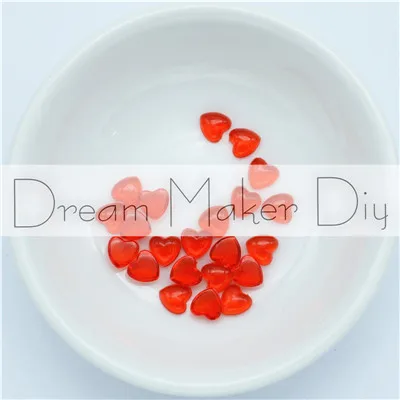 6mm Trans Red 500 4 мм/6 мм/8 мм DIY кулон аксессуары для ювелирных изделий кабошон купола Круглые Капли воды прозрачный клей бусины - Цвет: 6mm Trans Red 500