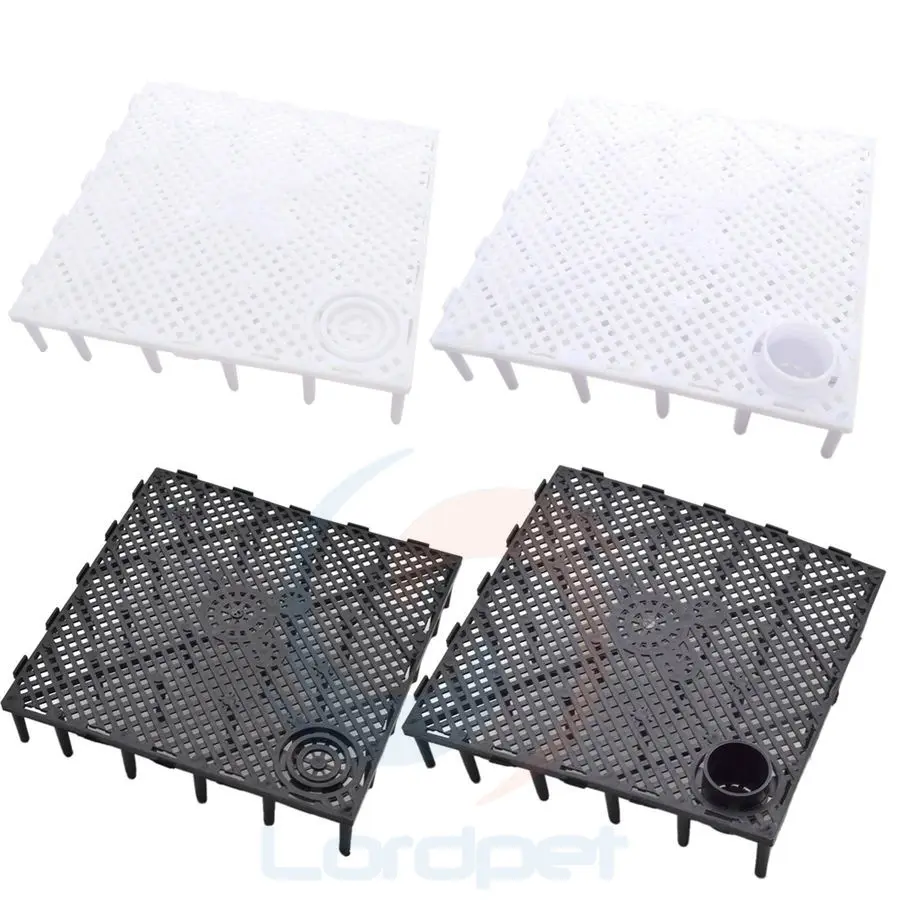 Black With Nozzle Аквариумный аквариум Нижняя фильтрующая пластина декоративная под гравием усилитель системы - Цвет: Black With Nozzle