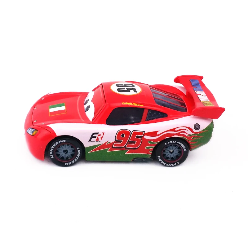 Disney Pixar Cars No.95 Молния Маккуин Италия узор 1:55 литья под давлением металлическая
