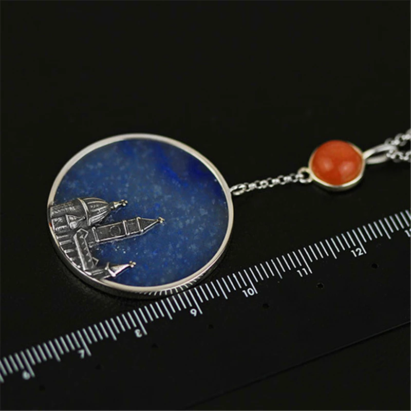 Женский кулон флорентийский Собор Lotus Fun без цепочки с натуральным авантюрином