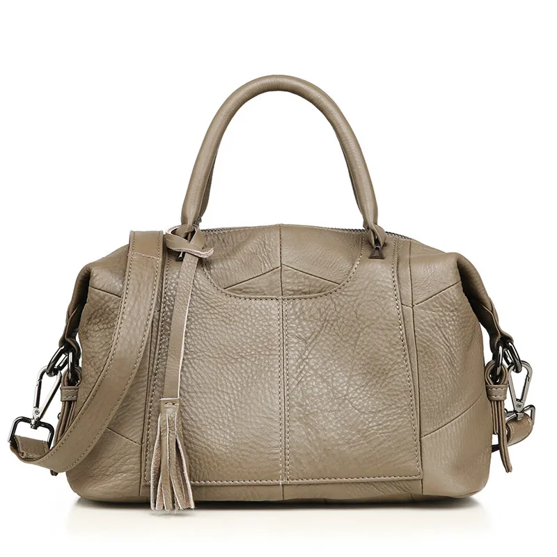 Женская сумка Органайзер из натуральной кожи Бостонская мессенджер через плечо