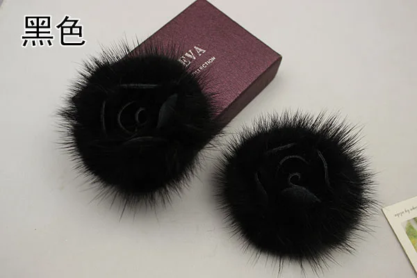 1 пара; обувь с цветком из меха норки; Appliques de roupa; аппликация; нашивки для одежды