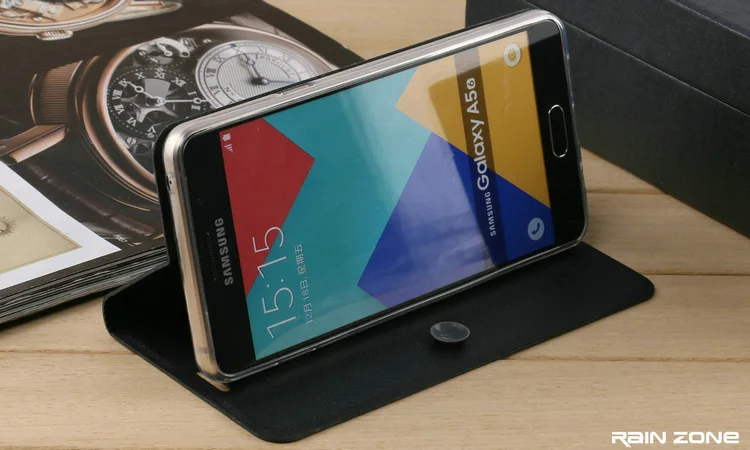 5 цветов, модный кожаный чехол-книжка для samsung Galaxy A5() A5100 A510F, брендовый чехол для телефона, чехол