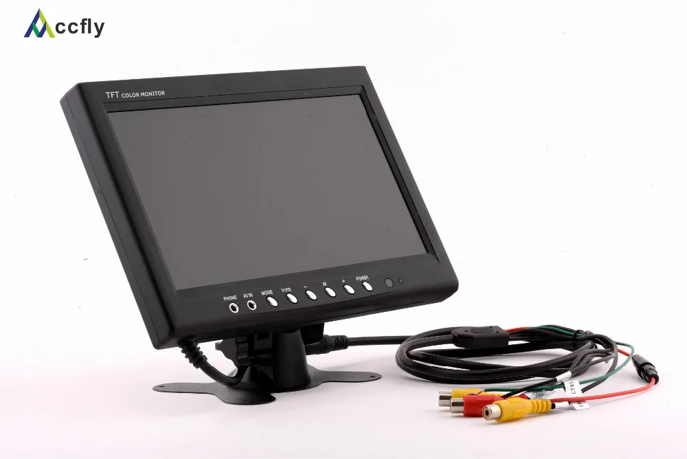 Accfly 9 дюймов цветной TFT LCD подголовник Автомобильный Монитор 12 В для DVD