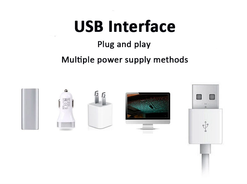 Светодиодный ночник на крышу автомобиля USB проектор универсальное декоративное