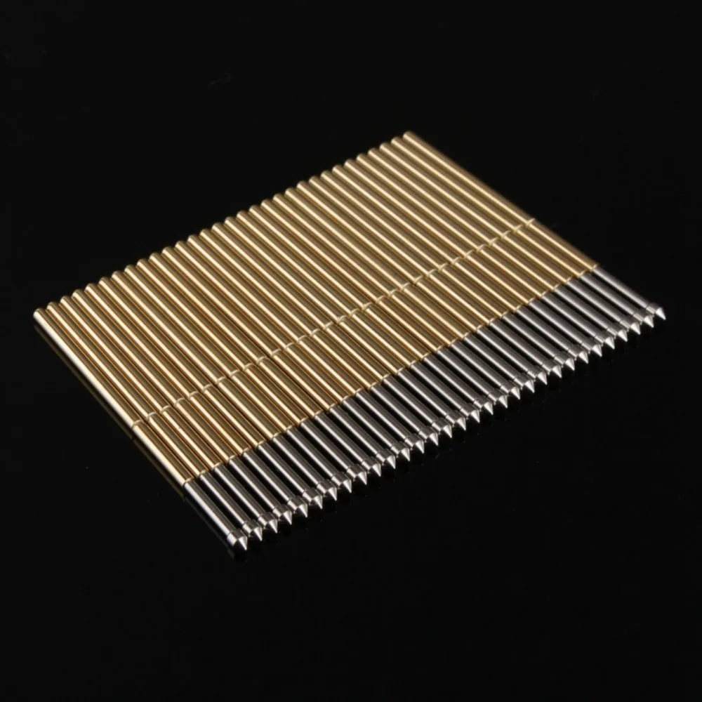 100x P50-J1/P50-B1/P75-B1/P75-E2/P100-E2 пружина зонд круглый Pogo Pin инструменты
