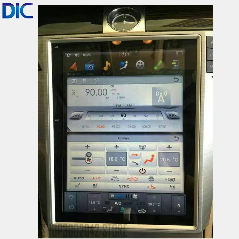 DLC вертикальный экран Android система навигации плеер GPS 10 4 дюйма 32 Гб радио bluetooth для