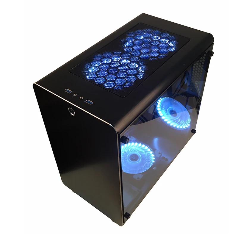 2017 Новый алюминиевый корпус ATX игровой чехол можно использовать водяное