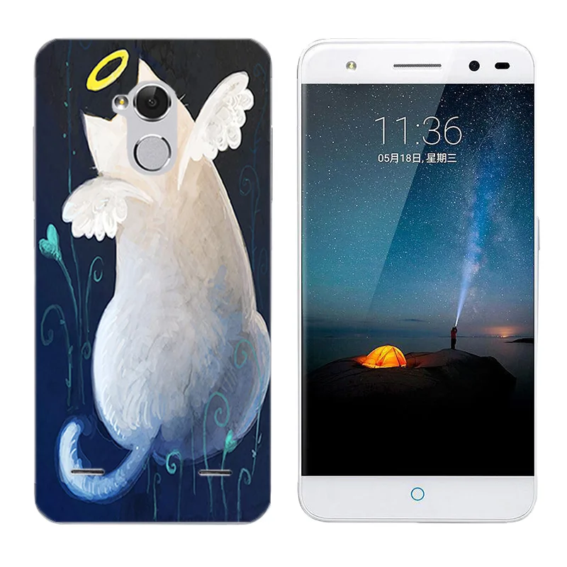 5 0 &quotдля ZTE Blade BA2 V7 Lite задняя крышка Мягкий силиконовый чехол для телефона ручная