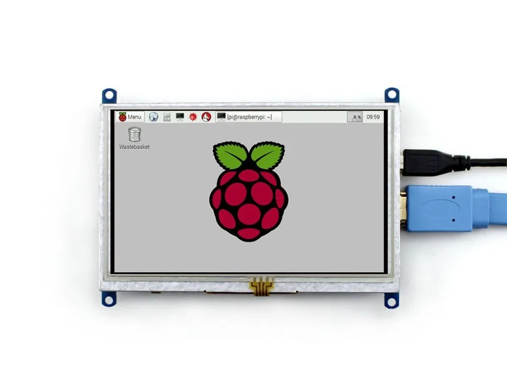5,0 дюймов TFT 800x480 Hdmi сенсорный экран 5 дюймов ЖК-дисплей монитор модель для raspberry pi 2 raspberry pi 3 B/B+ BeagleBone черный