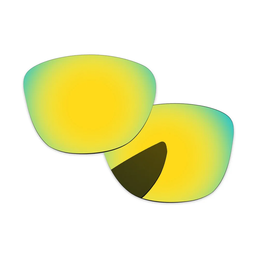 24K Golden PapaViva Сменные линзы для солнцезащитных очков Frogskins Поляризованные-несколько вариантов - Цвет линз: 24K Golden