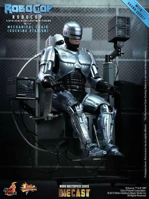 1/6 горячие игрушки ROBOCOP механическое кресло док станция MMS203 фигурка робота в