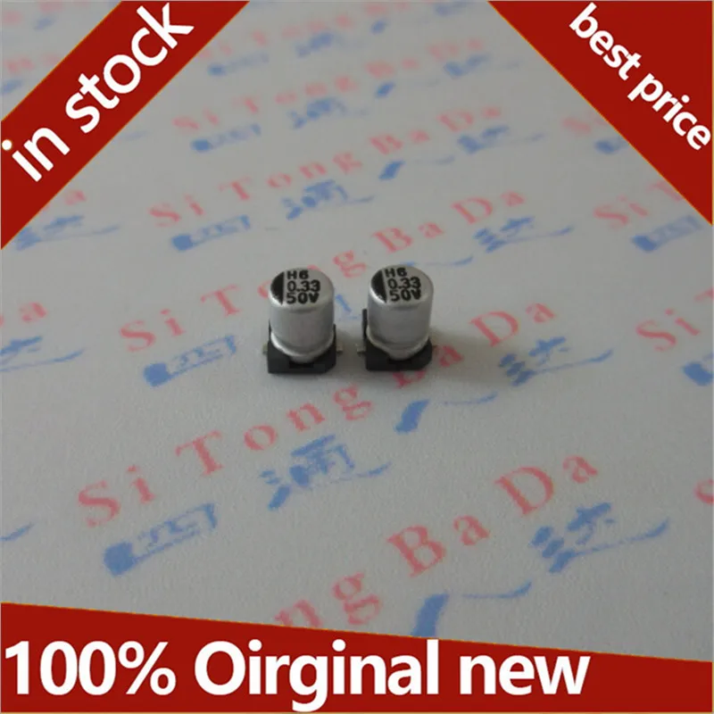 SMD aluminum electrolytic capacitor 50V 0.33UF 4X5 4*5 Original new Special sales | Электронные компоненты и