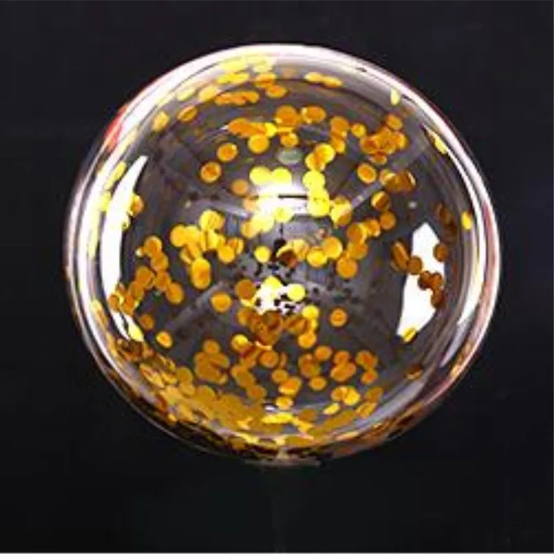 Новогоднее украшение 2021 5 шт./лот 18 дюймов круглые прозрачные красные шары с