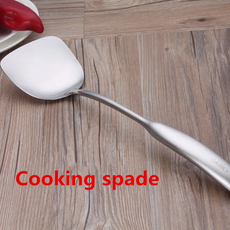 Утолщенная Высококачественная кухонная лопатка из нержавеющей стали для