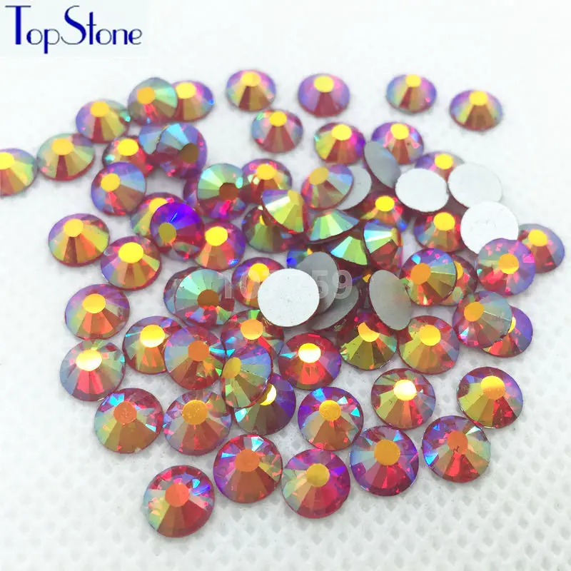 Круглые золотые оранжевые круглые стеклянные с плоской задней поверхностью для