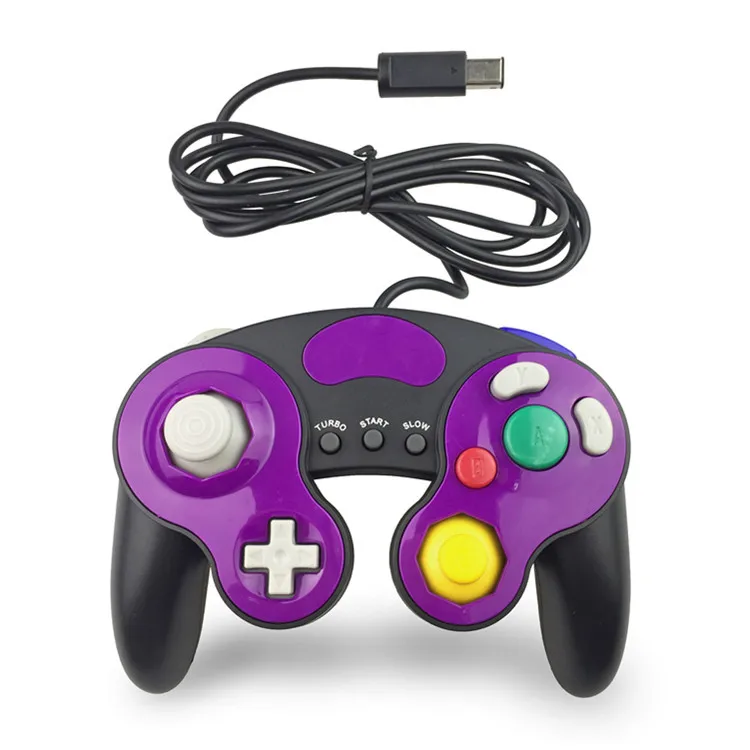 Для Gamecube контроллер проводной ручной джойстик для NAND ДЛЯ NS NX NGC GC WII WIIU контроллер для MAC компьютера ПК геймпад