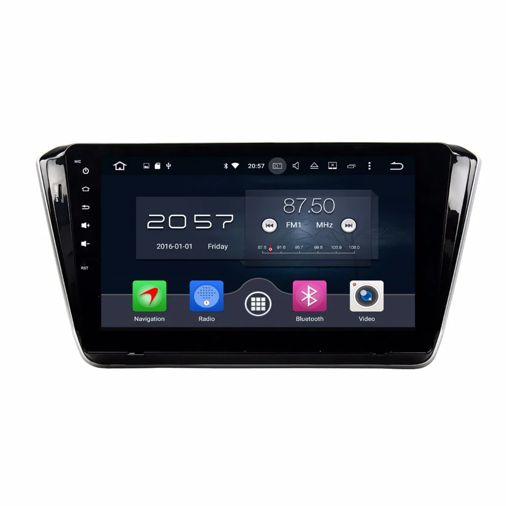 4 ГБ Оперативная память Octa Core 10 1 &quotAndroid 6 0 Автомагнитола DVD плеер для Skoda Superb 2015 2016 с