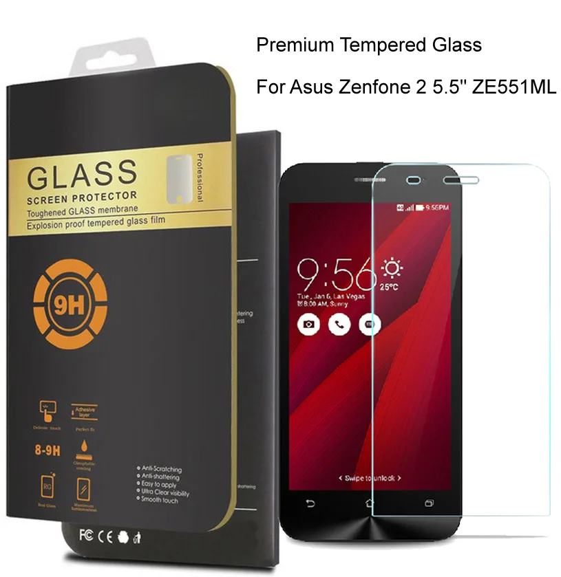 Для Asus Zenfone 2 ZE551ML 0 26 мм Премиум закаленная Защитная стеклянная пленка для экрана