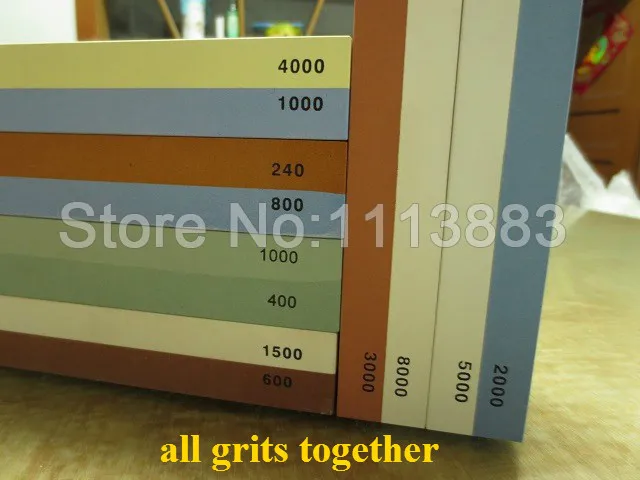 Камень точильный двусторонний с зернистостью 2000/5000 # японский сапфир |