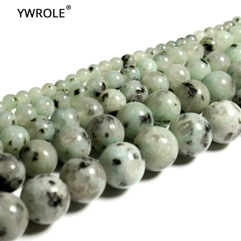 Оптовая продажа гранитный синий натуральный камень свободные бусины