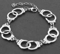 50 fifty shades of grey bracelet fashion punk handcuffs bracelets for women men lover couple charm jewelry accessories gifts new