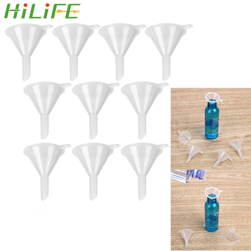 HILIFE 10 шт./компл. винная фляжка воронка для наполнения узкие бутылочки мини
