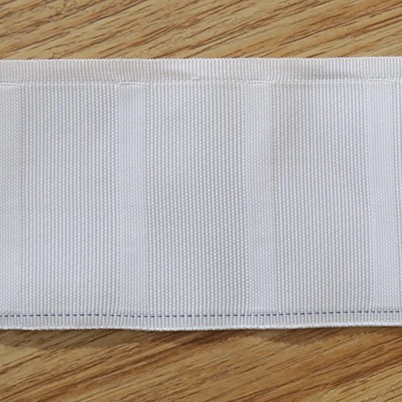 Высококачественная 7 5 см тканевая лента для занавесок с белыми цветами