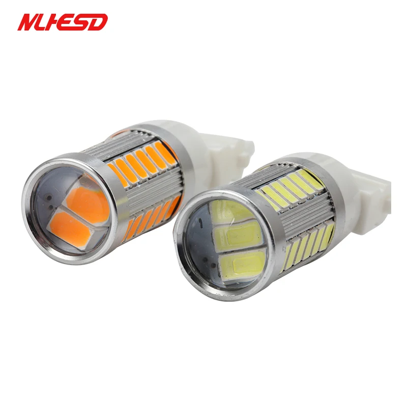10 шт. T25 3156 3157 P27/7 Вт 33 SMD 5630 5730 светодиодный автомобиль хвост светильник s 33SMD